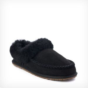 Manitobah Sheepskin Cabin Clogs, Black, Women's US9